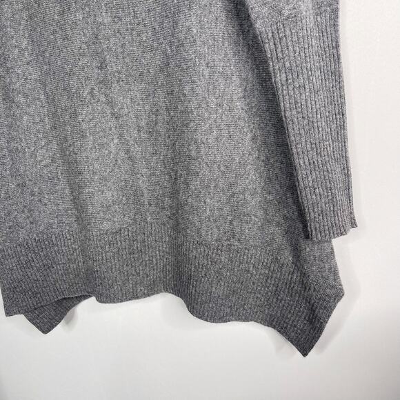 Neiman Marcus Womens Small Gray The Cashmere Collection Crew Neck Tunic Sweater - Picture 4 of 7